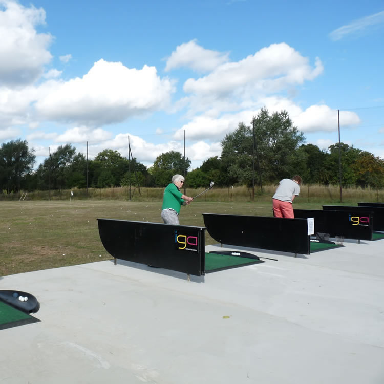 Open to all ages, the floodlit golf driving range at Iver Golf close to Middle Green, Buckinghamshire, is the perfect place to improve your swing.