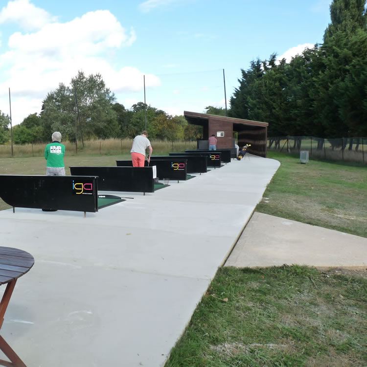 Our 14-bay driving range is covered and floodlit so you can polish up your game in comfort. Iver Golf is close to Wexham Park in Buckinghamshire.