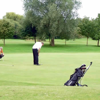 A view across Iver Golf Club's nine-hole course, located near Colnbrook and Wexham Park — ideal for beginners and experienced golfers alike.