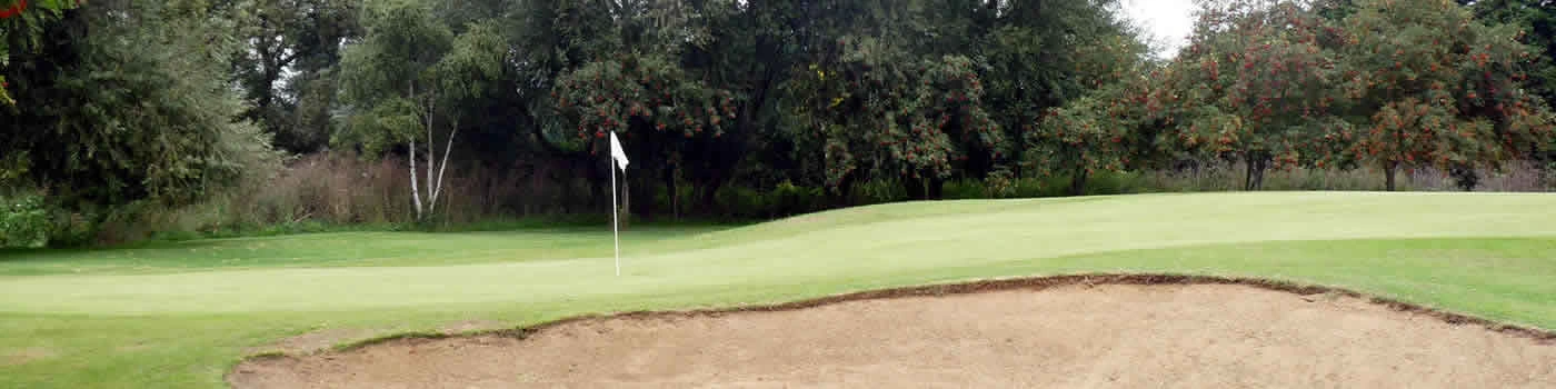 Iver Golf Club's nine-hole parkland course close to Wexham Park in Buckinghamshire features gently rolling fairways and smooth greens, complemented by thoughtfully positioned trees, bunkers, and water hazards.